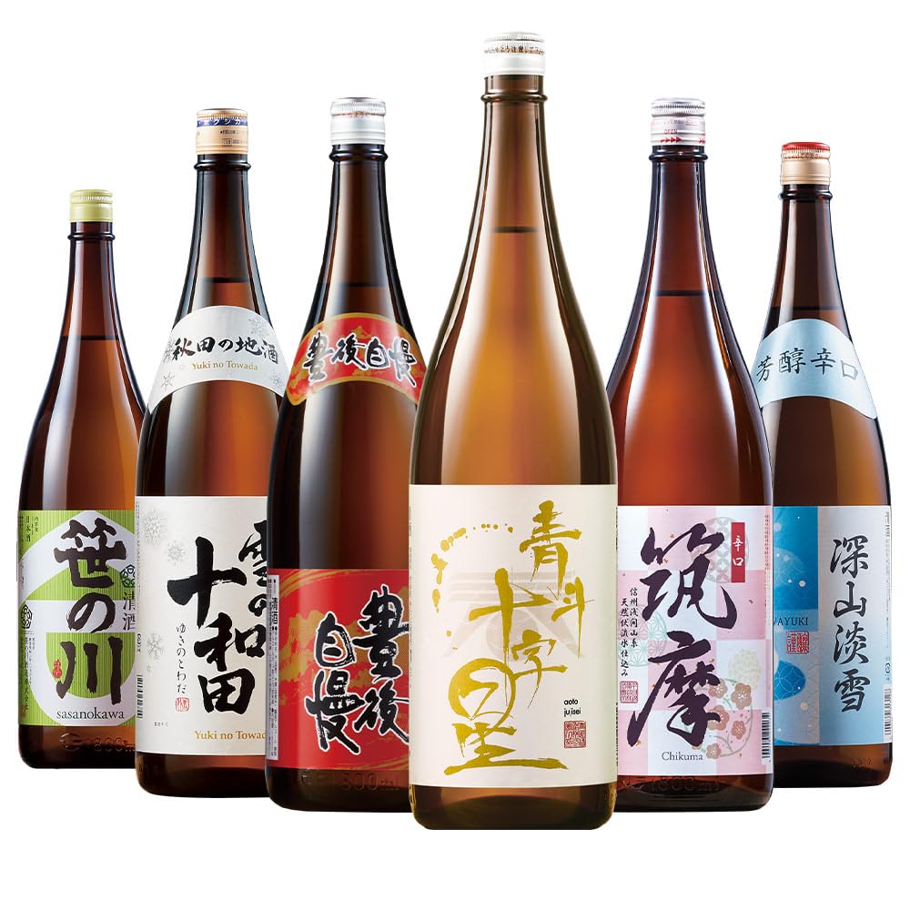 Amazon.co.jp: ベルーナグルメ 日本酒 飲み比べセット 第5弾(全国6酒蔵